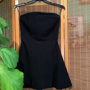 Strapless black glittery Sara Boo dress